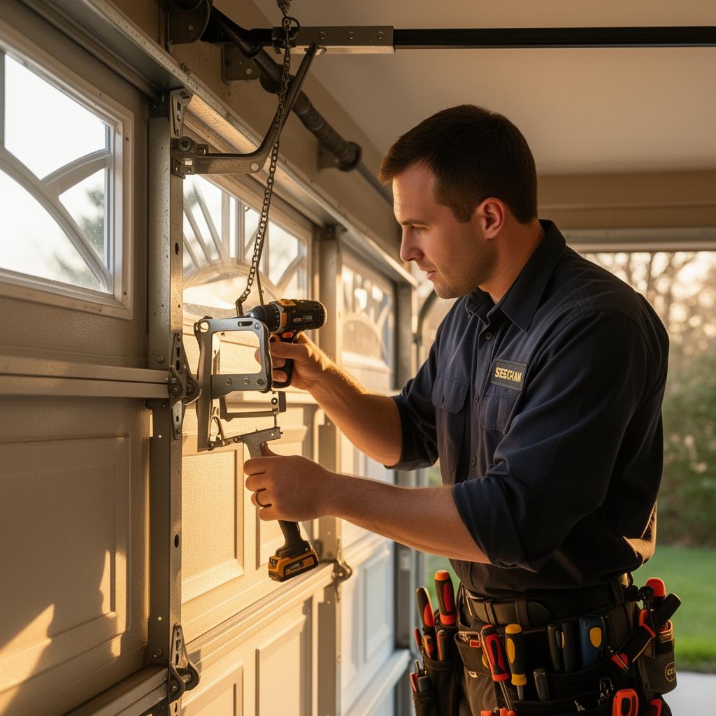 Our experienced garage door technician
